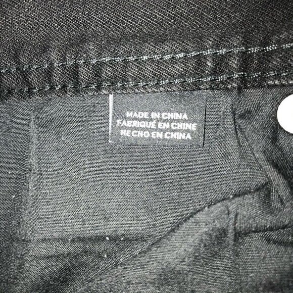 Armani Exchange Mens Classic Straight Jeans Black Pockets Dark Wash Denim 32 - Picture 7 of 7